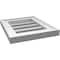 Ekena Millwork Vertical Surface Mount PVC Gable Vent: Functional, w/ 2"W x 1-1/2"P Brickmould Frame, 12"W x 14"H GVPVE12X1402SF - alternate 2
